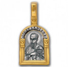 "Святой апостол Павел. Ангел Хранитель". Образок из серебра 925 пробы с позолотой и чернением