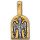 "Святой апостол Павел. Ангел Хранитель". Образок из серебра 925 пробы с позолотой и чернением