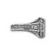 «Святой апостол Андрей Первозванный». Кольцо охранное из серебра 925 пробы с чернением