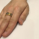 Величание Св. Николаю Чудотворцу. Кольцо-перстень с молитвой из серебра 925 пробы с позолотой и чернением