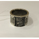 Перстень "Георгий Победоносец" из серебра 925 пробы с чернением