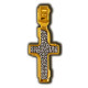 Крест "Распятие Христово" из серебра 925 пробы с позолотой и чернением