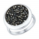 Кольцо с кристаллами Swarovski из серебра 925 пробы