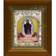 Икона "Образ Богородицы Спорительница хлебов" из серебра 925 пробы, 14x18 см, в деревянном киоте 20x24 см