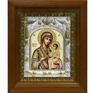 Икона освященная "Иверская икона Божией Матери", в киоте 20x24 см арт.171653