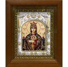 Икона освященная "Неупиваемая чаша, икона Божией Матери", в киоте 20x24 см арт.171660