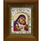 Икона освященная "Умиление, икона Божией Матери", в киоте 20x24 см арт.171672