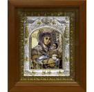 Икона освященная "Вифлеемская икона Божией Матери", в киоте 20x24 см
