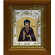 Икона освященная "Олег Брянский благоверный князь", дерево, серебро 925 пробы, 14x18 см, в деревянном киоте 20x24 см