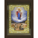 Августовская икона Божией Матери (Явление Богородицы русскому воинству) из серебра 925 пробы, 24 х 30 см