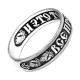 Православное кольцо из серебра 925 пробы, шинка 8 мм
