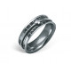 Вращающееся кольцо с молитвой «Отче наш» из серебра 925 пробы с чернением