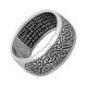 Православное кольцо  с молитвой "Отче наш..."  из серебра 925 пробы