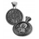Иконка нательная «Святой Николай Чудотворец» из серебра 925 пробы с чернением