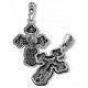 Крест нательный «Казанская Божия Матерь» из серебра 925 пробы с чернением