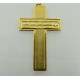 Крест наперсный с молитвой: «Образ буди верным словом...» , серебро 925 пробы с позолотой
