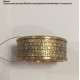 Кольцо с молитвой Св. Сергию Радонежскому из золота 585 пробы