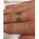 Золотое православное кольцо с молитвой "Да воскреснет Бог..." из золота 585 пробы