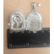 Казанская Божья Матерь иконка- ладанка на шею  из серебра 925 пробы
