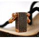 Золотой Кирпич Спиридона Тримифунтского. Мощевик-складень с молитвой из золота 585 пробы с гайтаном
