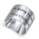 Кольцо "Иду к победе" с эмалью из серебра 925 пробы