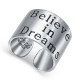Кольцо "Верь в Мечты" с эмалью из серебра 925 пробы