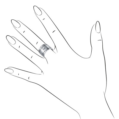 Кольцо "Верь в Мечты" с эмалью из серебра 925 пробы фото