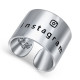 Кольцо "Инстаграм" с эмалью из серебра 925 пробы