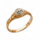 Православное кольцо с молитвой "Господи, спаси и сохрани мя" из золота 585 пробы
