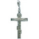 Православный крест с Распятием из серебра 925 пробы
