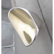 Кольцо из серебра 925 пробы с желтой позолотой