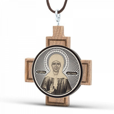 Крест "Спаситель" из серебра 925 пробы фото