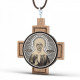 Крест "Николай Чудотворец" из серебра 925 пробы
