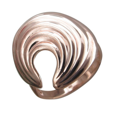 Кольцо из серебра 925 пробы с золочением фото