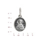 Образок "Святая Матрона" из серебра 925 пробы с чернением
