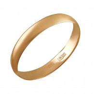 Обручальное кольцо из красного золота 585 пробы фото