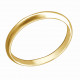 Обручальное кольцо из желтого золота 585 пробы