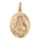Икона Божией Матери Владимирская из красного золота 585 пробы