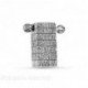 Кирпич Спиридона Тримифунтского. Мощевик-складень с молитвой из серебра 925 пробы с чернением