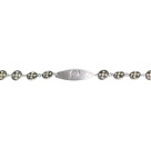 Православный браслет с фианитами из серебра 925 пробы