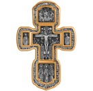 Распятие Христово. Икона Божией Матери "Толгская". Крест из серебра 925 пробы с позолотой