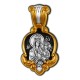 Барская икона Божией Матери. Образок из серебра 925 пробы с позолотой