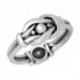 Кольцо "Узел любви" из серебра 925 пробы с чернением