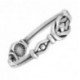 Кольцо "Узелок любви" из серебра 925 пробы с чернением