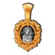 Казанская икона Божией Матери. Образок из серебра 925 пробы с позолотой