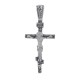 Крест православный "Распятие Христово" из серебра 925 пробы