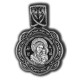 Казанская икона Божией Матери. Образок из серебра 925 пробы с родированием