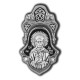Блаженная Матрона Московская. Образок из серебра 925 пробы с родированием