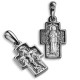 Детский крестик "Св. Николай Чудотворец" из серебра 925 пробы