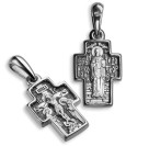 Детский крестик "Св. Николай Чудотворец" из серебра 925 пробы